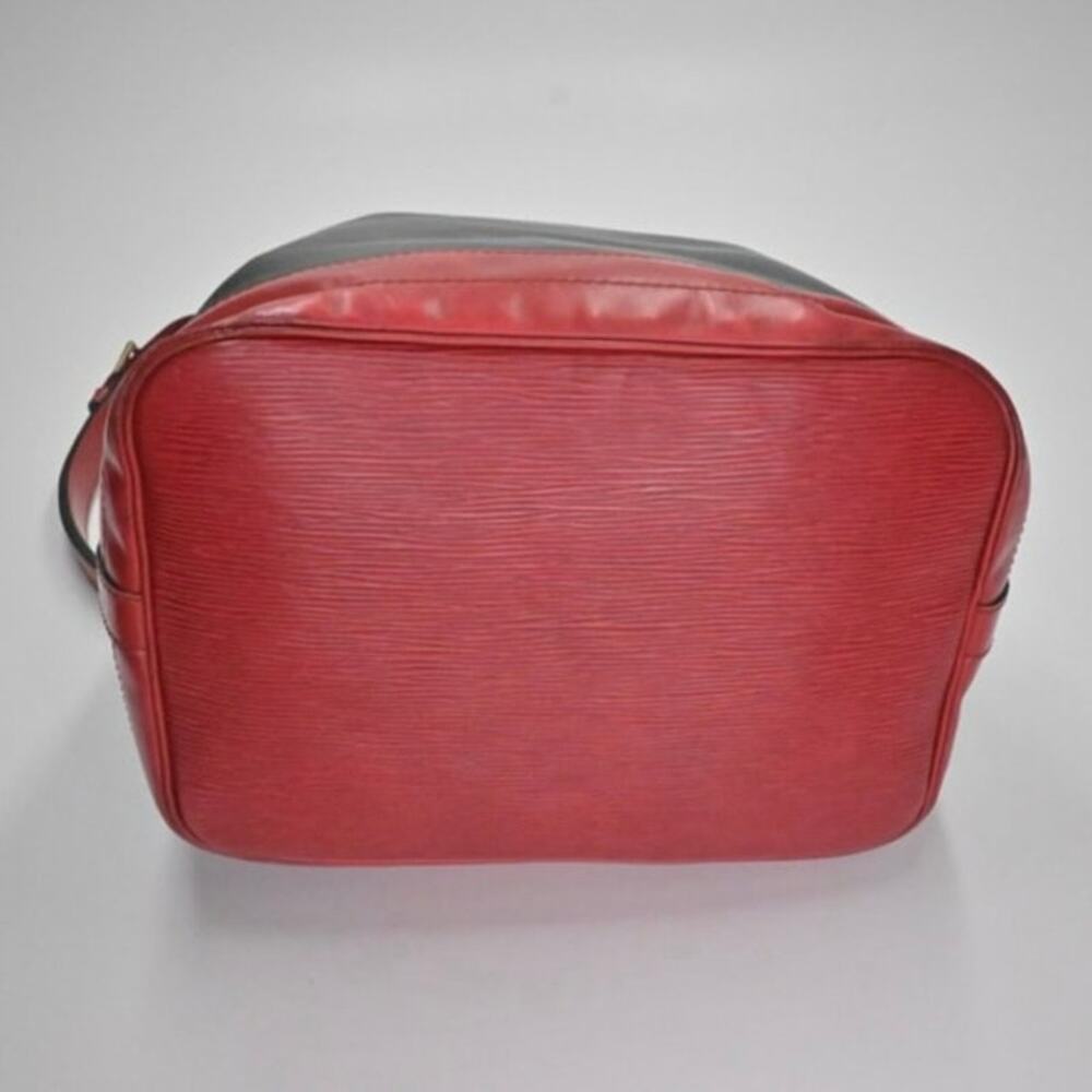 Louis Vuitton Vintage Noe Bucket Bag Black Red Epi Leather 1995 Large Shoulder - Picture 3 of 16